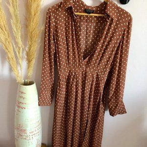 Topshop Vintage inspired polka dot dress
